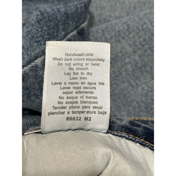 Judy Blue Womens Sz 14W Blue Mid Rise Bootcut Distressed Jeans Grunge Cowgirl - Picture 9 of 10